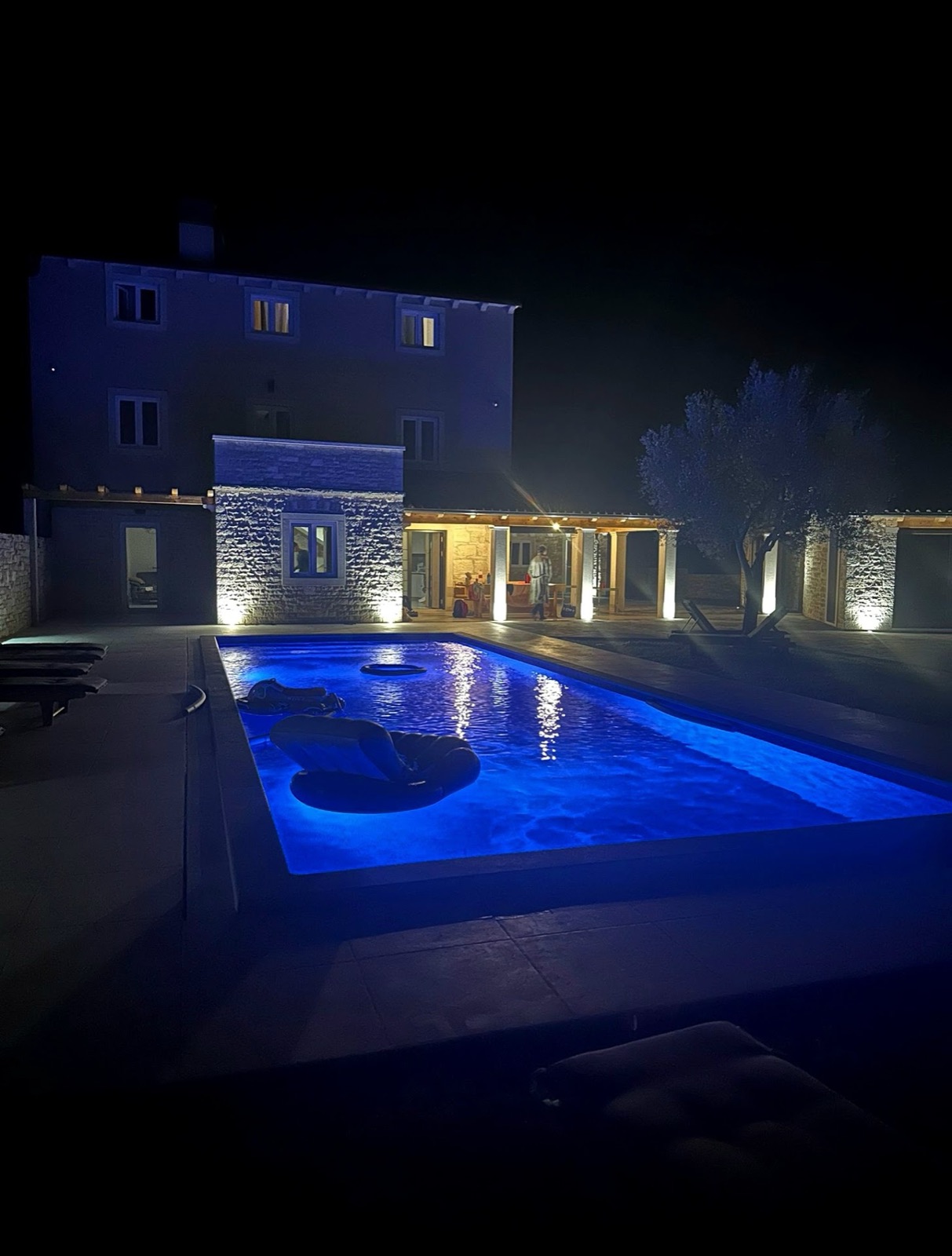 Villa Kata at night