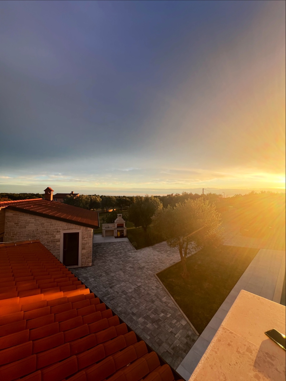 The view from Villa Kata